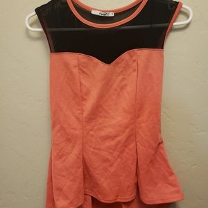 Women's coral top